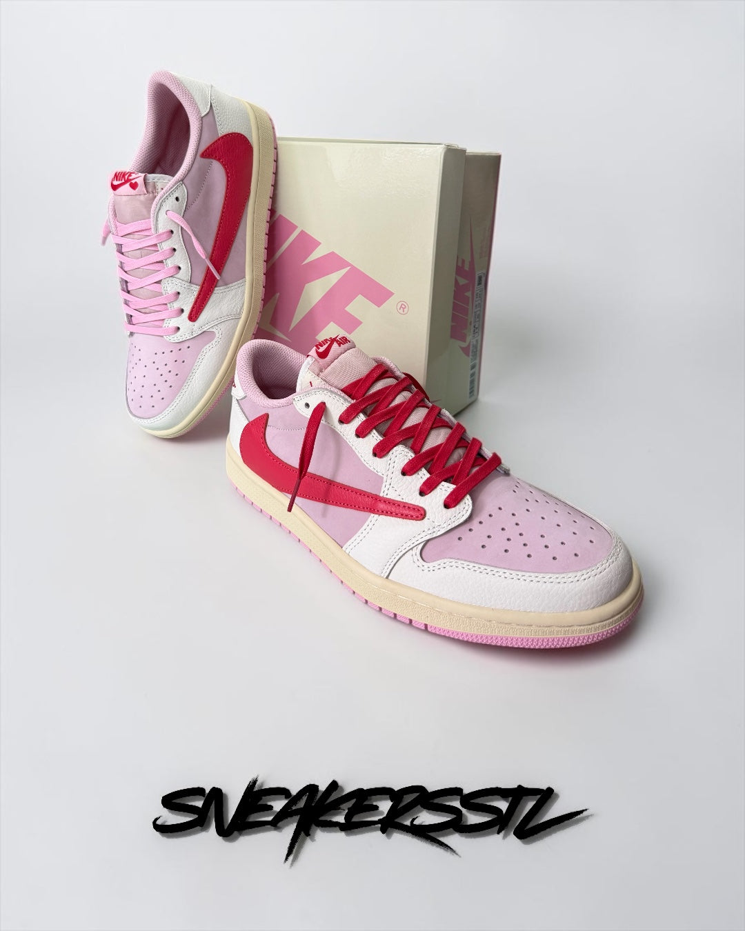 JORDAN 1 LOW TRAVIS SCOTT SAIL TROPICAL PINK