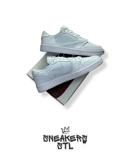 JORDAN 1 LOW TRAVIS SCOTT WHITE PARTY