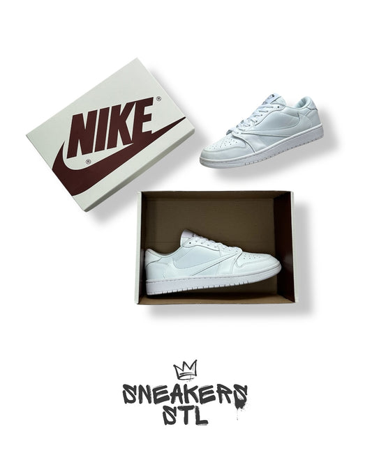 JORDAN 1 LOW TRAVIS SCOTT WHITE PARTY