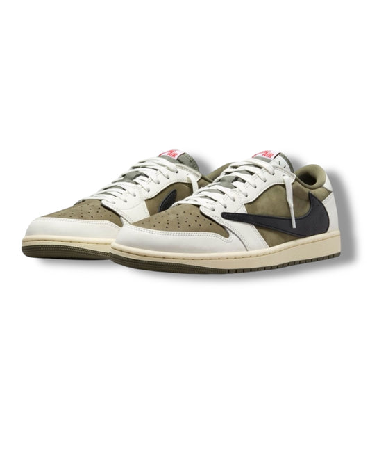 JORDAN 1 LOW X TRAVIS SCOTT MEDIUM OLIVE