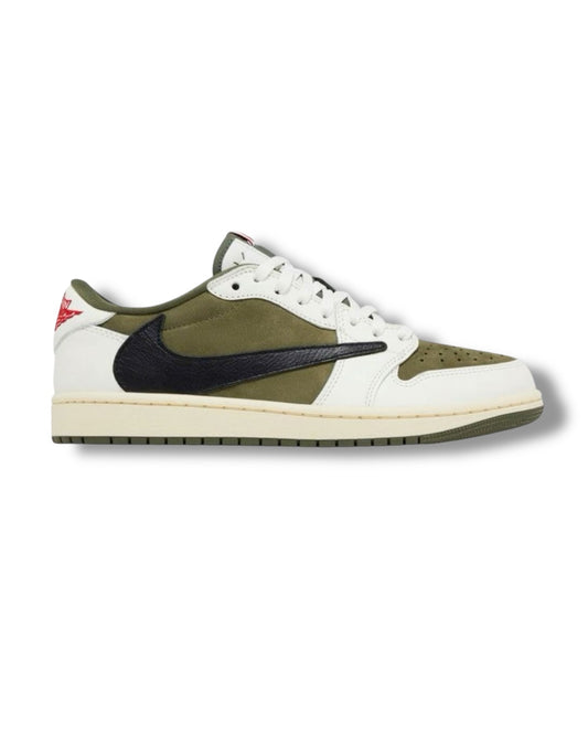 JORDAN 1 LOW X TRAVIS SCOTT MEDIUM OLIVE