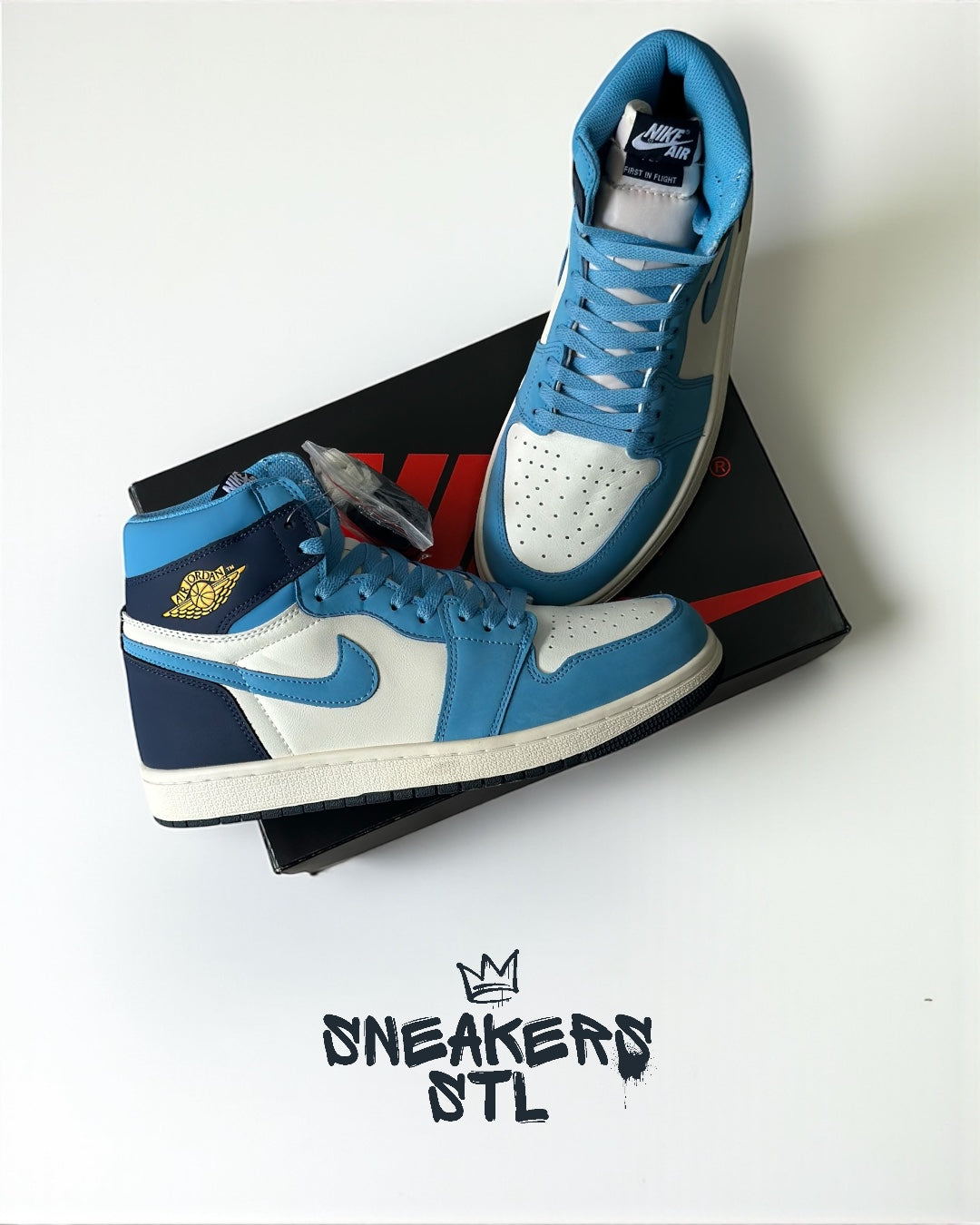 JORDAN 1 HIGH FIRST IN FLIGHT