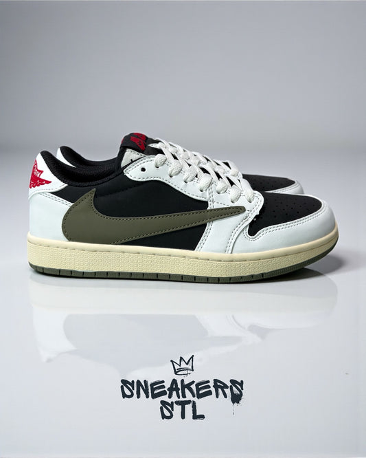 JORDAN 1 LOW X TRAVIS SCOTT OLIVE