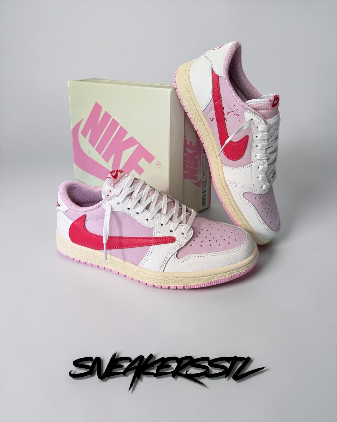 JORDAN 1 LOW TRAVIS SCOTT SAIL TROPICAL PINK
