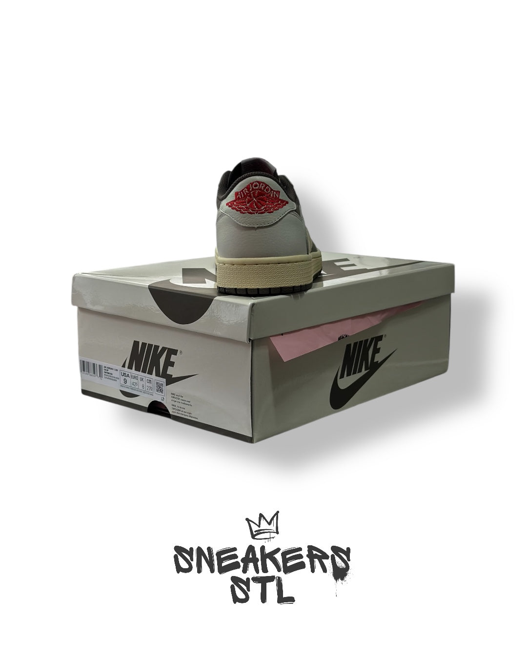 JORDAN 1 LOW TRAVIS SCOTT REVERSE MOCHA