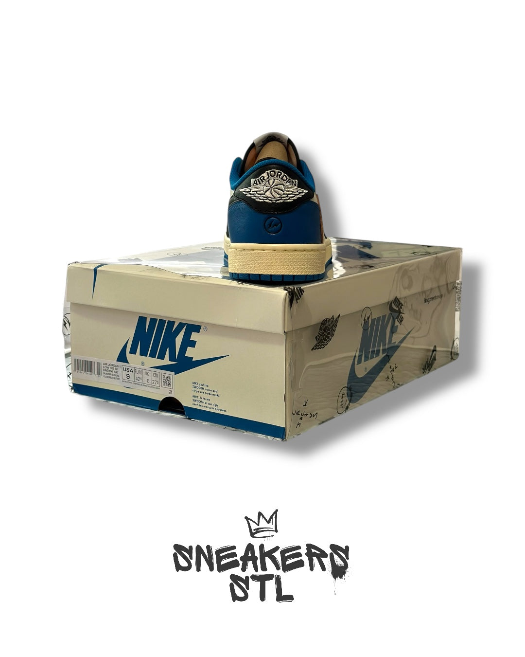 JORDAN 1 LOW TRAVIS SCOTT X FRAGMENT