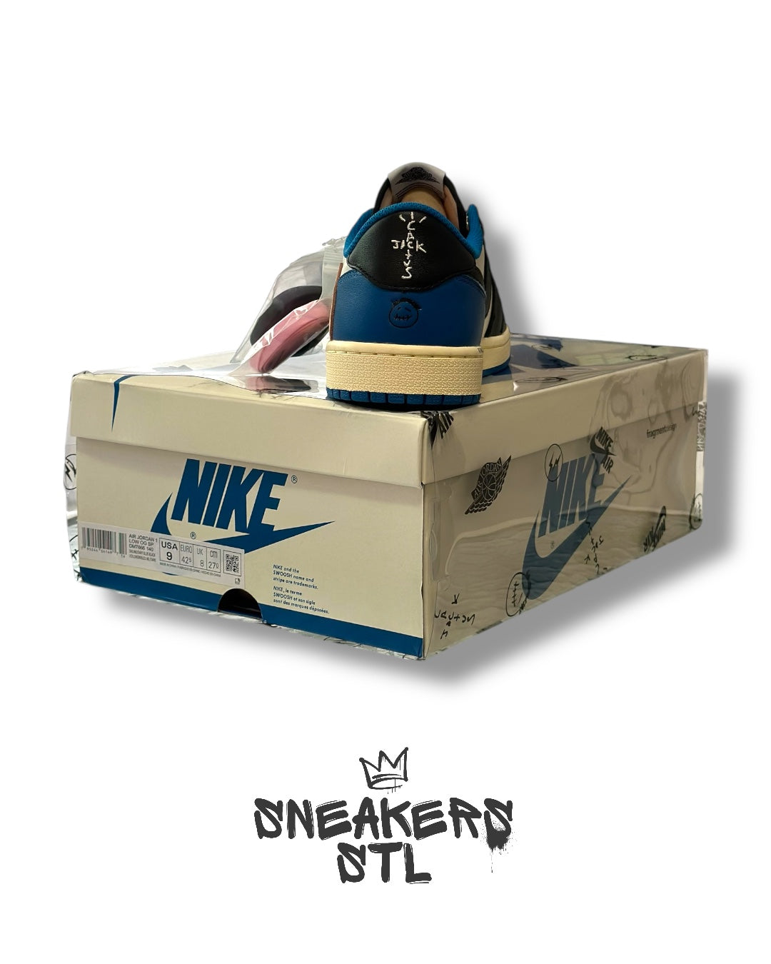 JORDAN 1 LOW TRAVIS SCOTT X FRAGMENT