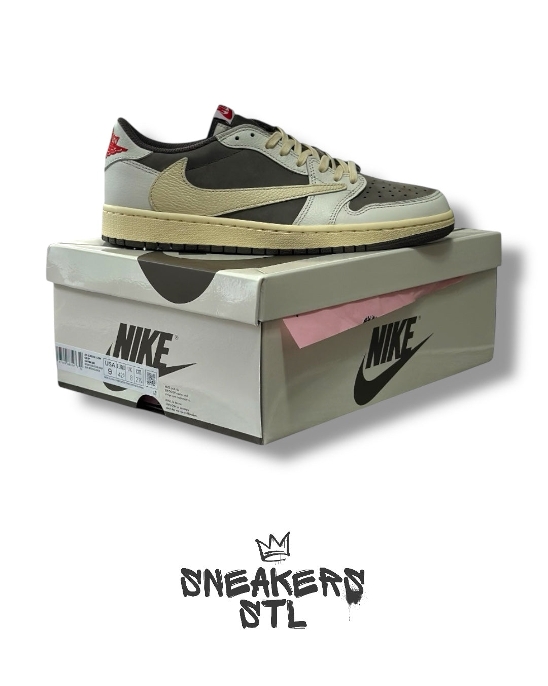 JORDAN 1 LOW TRAVIS SCOTT REVERSE MOCHA