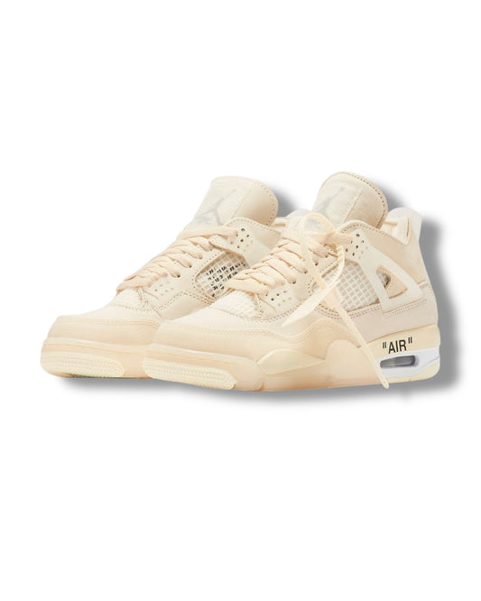 JORDAN 4 X OFF-WHITE SAIL