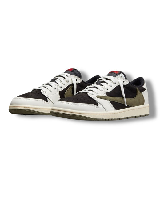 JORDAN 1 LOW X TRAVIS SCOTT OLIVE