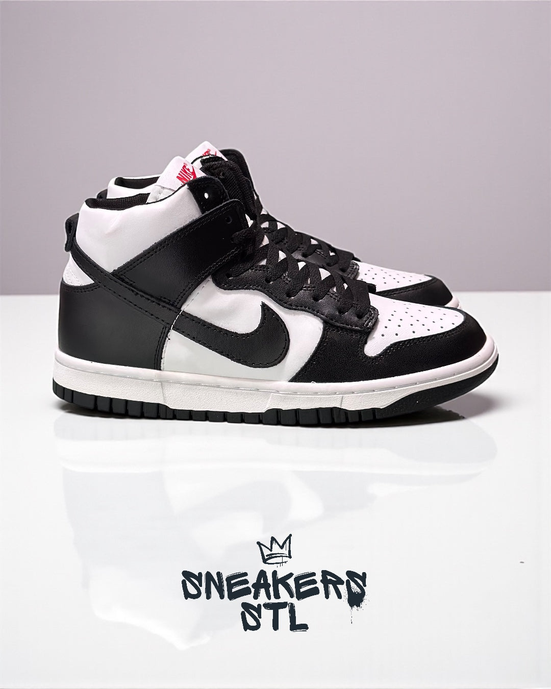 NIKE DUNK HIGH BLACK WHITE