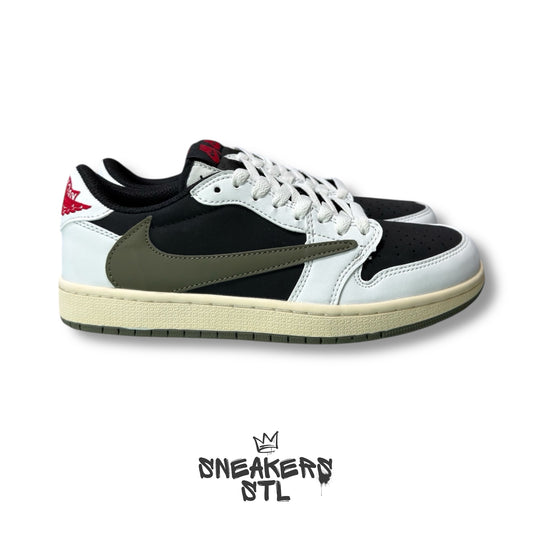 JORDAN 1 LOW X TRAVIS SCOTT OLIVE