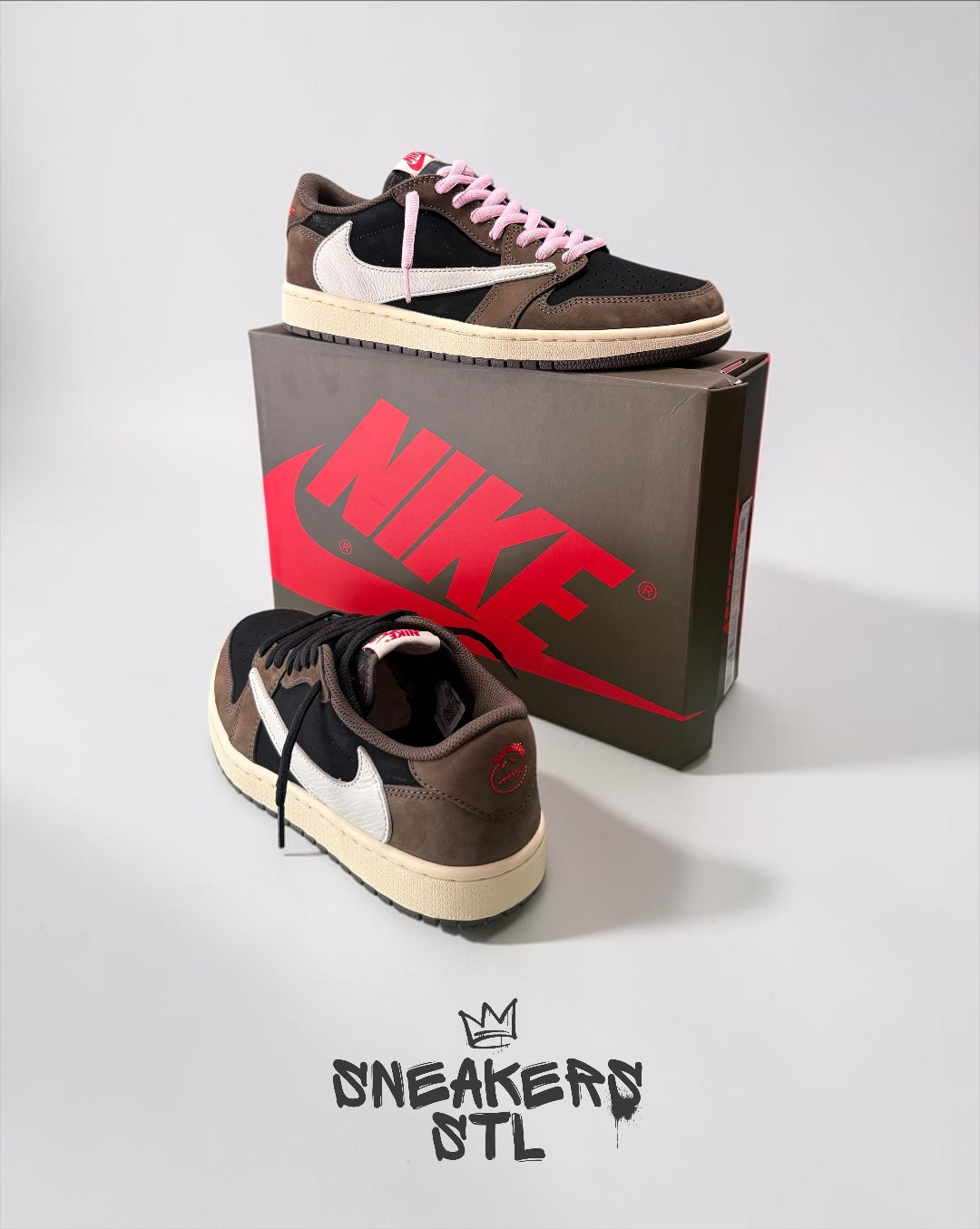 JORDAN 1 LOW X TRAVIS SCOTT MOCHA