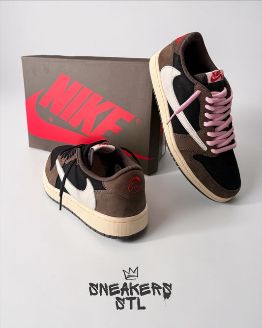 JORDAN 1 LOW X TRAVIS SCOTT MOCHA