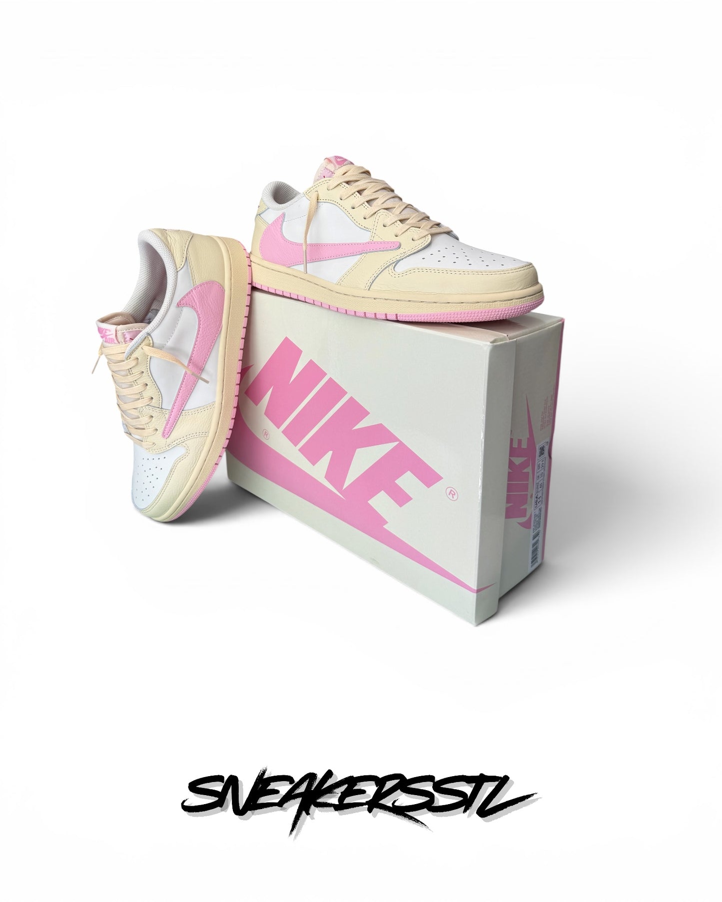 JORDAN 1 LOW TRAVIS SCOTT SHY PINK