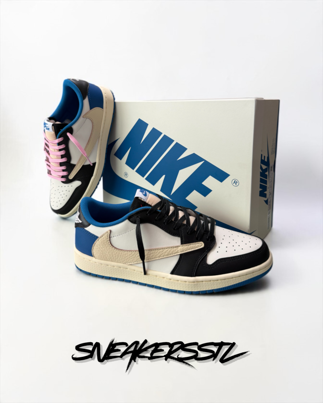 JORDAN 1 LOW TRAVIS SCOTT X FRAGMENT