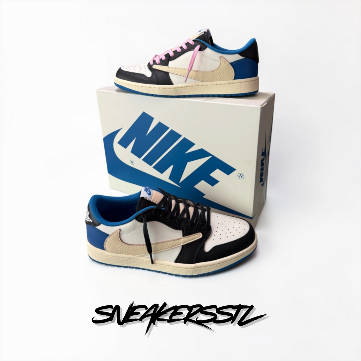 JORDAN 1 LOW TRAVIS SCOTT X FRAGMENT